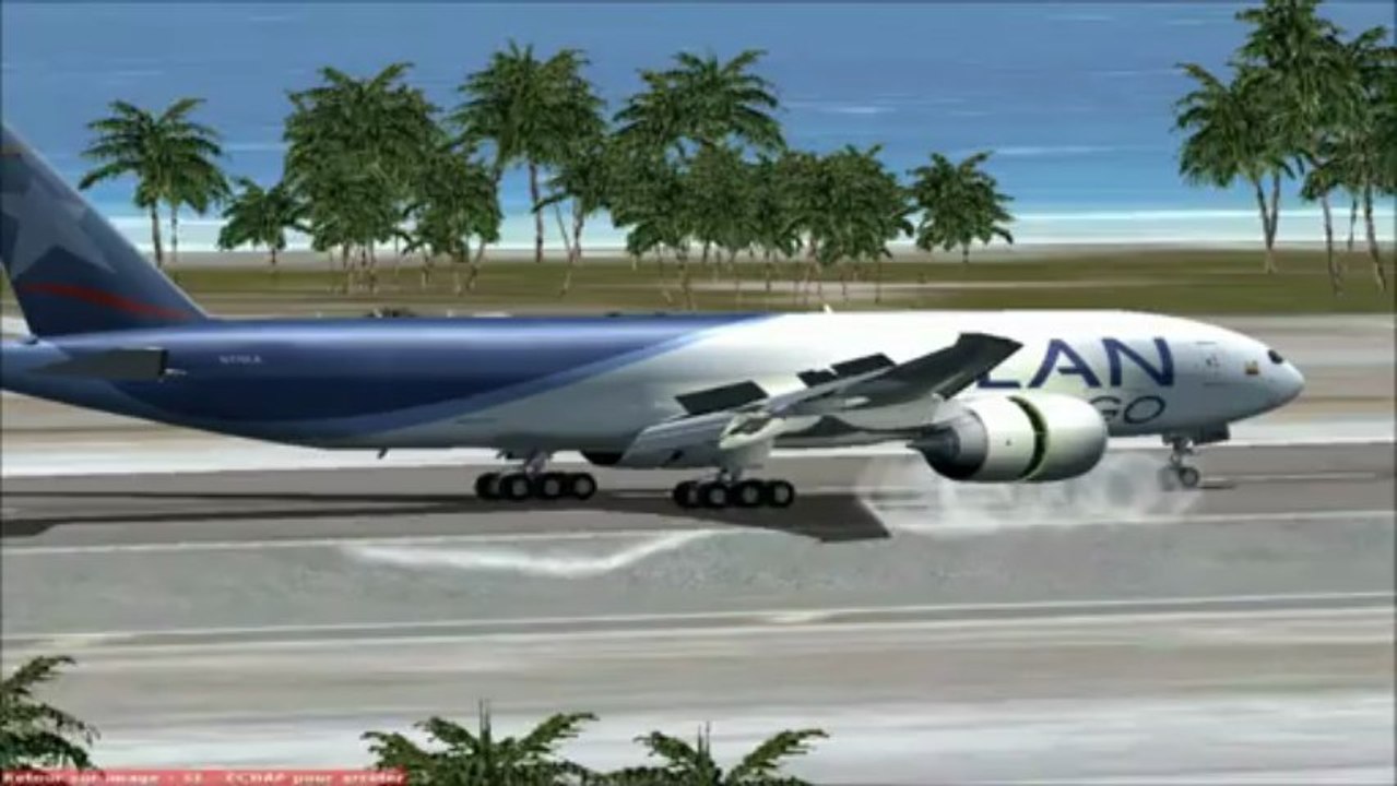 ATTERRISSAGES CALVI ET WAKE ISLAND