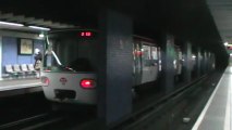 MPL75 : Départ de la station Jean Macé sur la ligne B du métro de Lyon