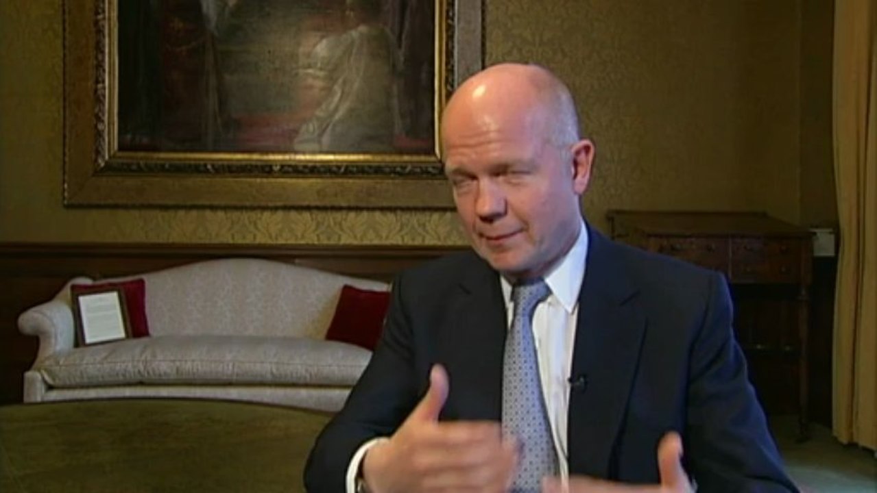 William Hague praises 'inspirational' Angelina Jolie