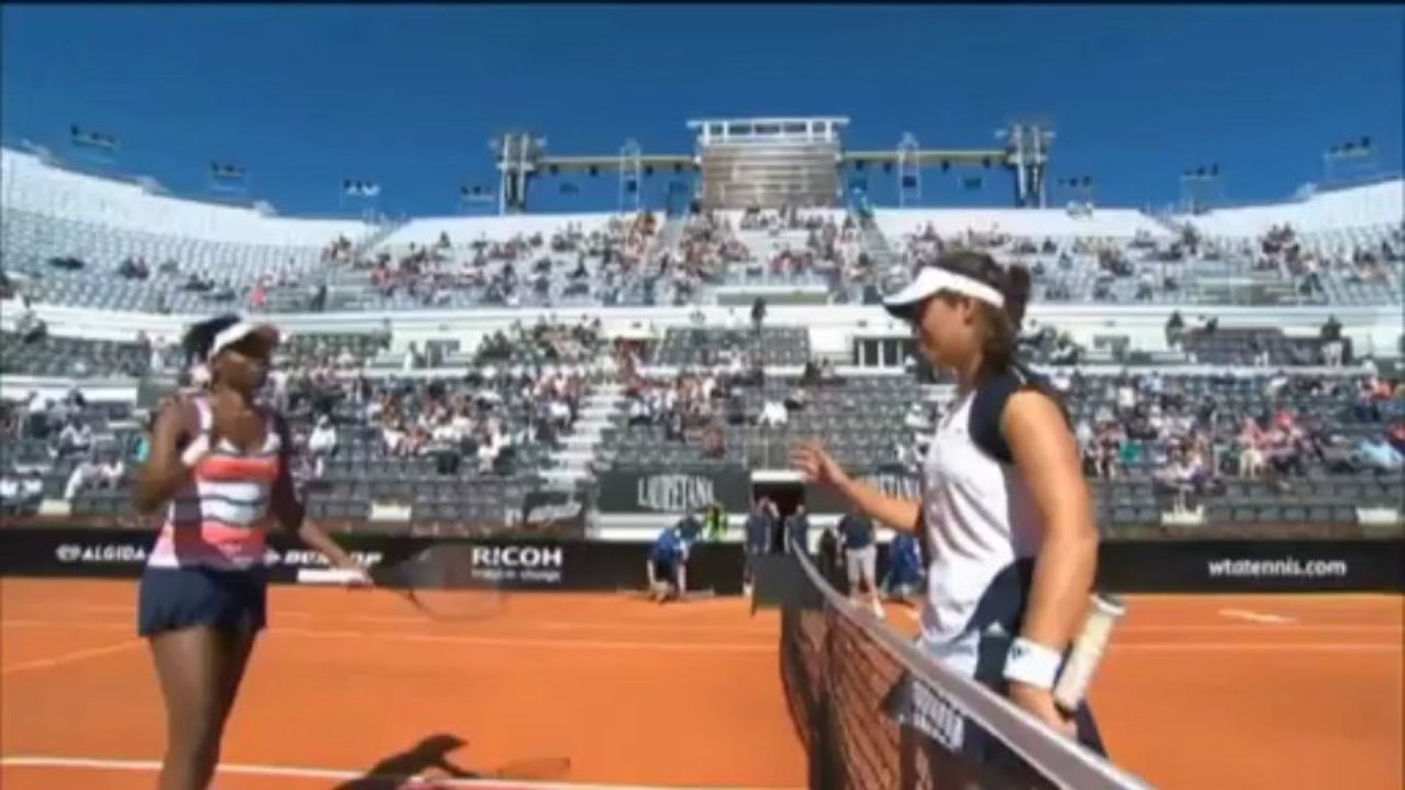 Rom: Sister-Act verhindert! Robson schlägt Venus Williams