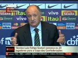Felipão apresenta lista de convocados para a Copa das Confederações