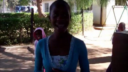 Brenda singing "This Time for Africa"