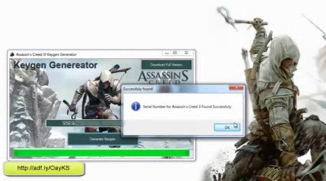 Assassins Creed 3 » Keygen Crack + Torrent FREE DOWNLOAD