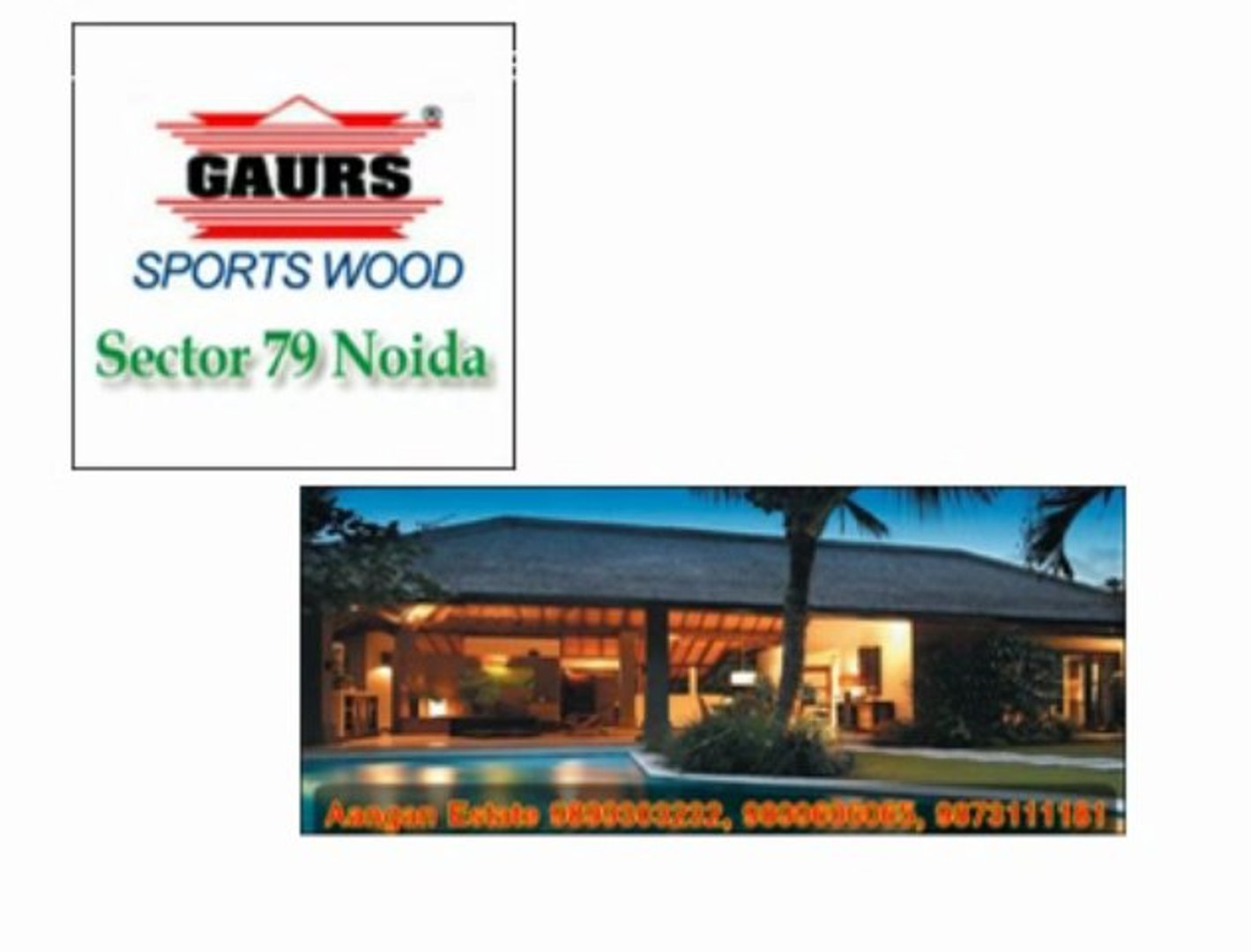 ⁣Dial@9899303232..Sports Wood Noida! Gaur Sports Wood! Gaur Sports Wood Noida! Sports Wood Project