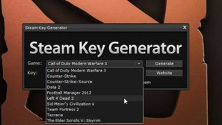 Steam Keygen 2013 - MW 3, Dota 2, Skyrim, Counter-Strike_ Source and more