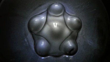 Pentagon  liquid standing wave