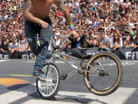 Alex Jumelin - 3rd BMX flat Final - FISE World Montpellier - 2013