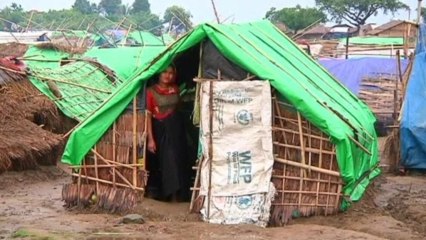 Rohingya Muslims face threatening weather