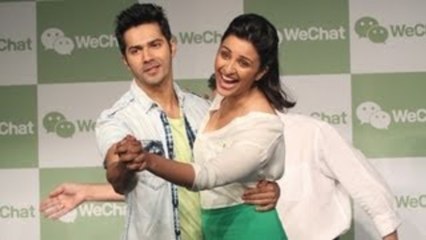 Parineeti Chopra & Varun Dhawan Launches WeChat Messenger !