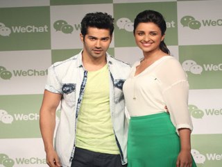 VVarun Dhawan And Parineeti Chopra on WE CHAT