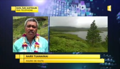 l'alerte rouge qui conçernait l’île méridionale de Rapa est repassé à l'orange aujourd'hui