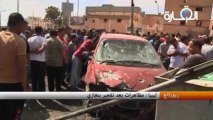 ليبيا : مظاهرات بعد تفجير بنغازي