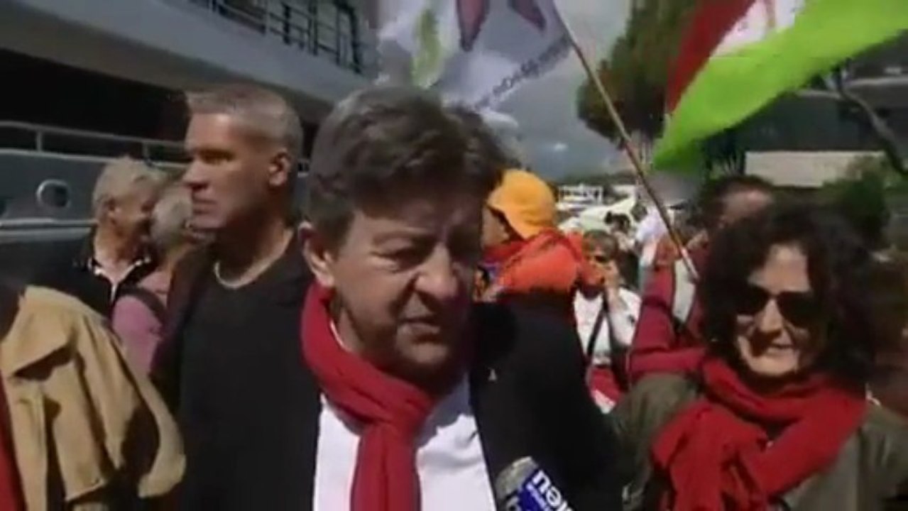 Jean-Luc Mélenchon à Antibes