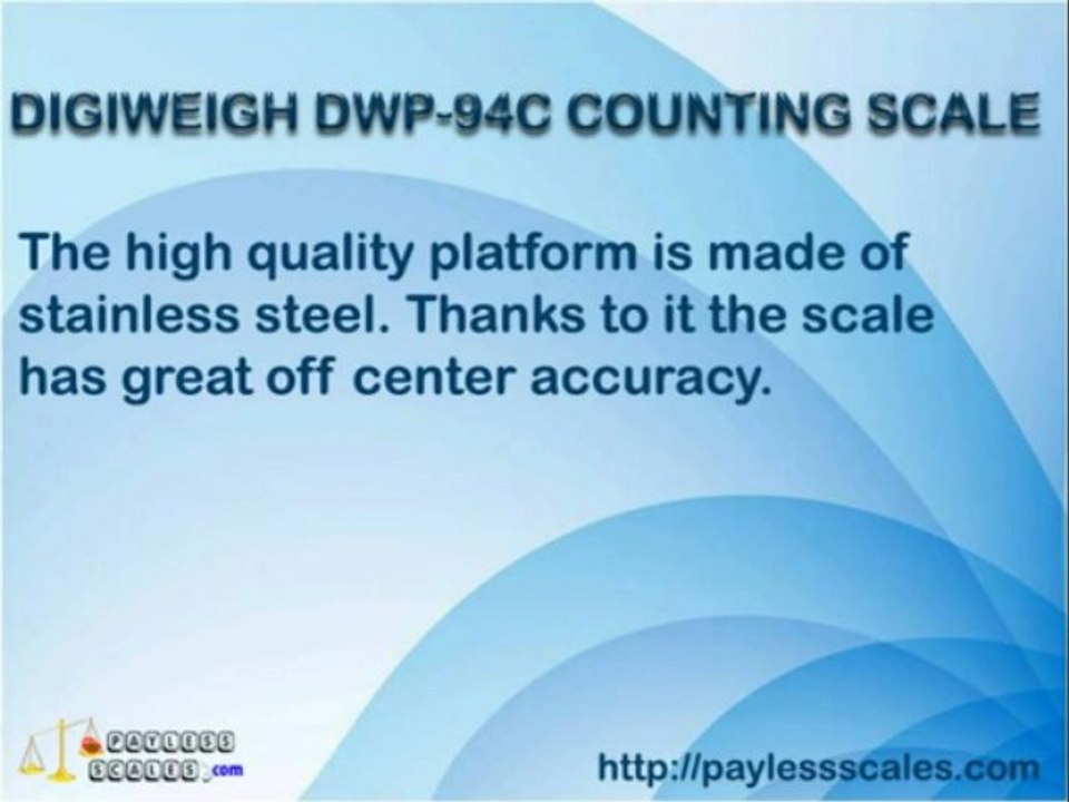 COUNTING SCALE - DIGIWEIGH DWP-94C