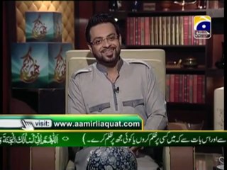 Jummah Kareem Ep #15 Part 2 with Aamir Liaquat Husain on Geo tv at 17-5-2013