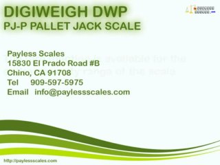 PALLET JACK SCALE - DIGIWEIGH DWP-PJ-P