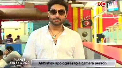 Abhishek Bachchan apologizes to camera person