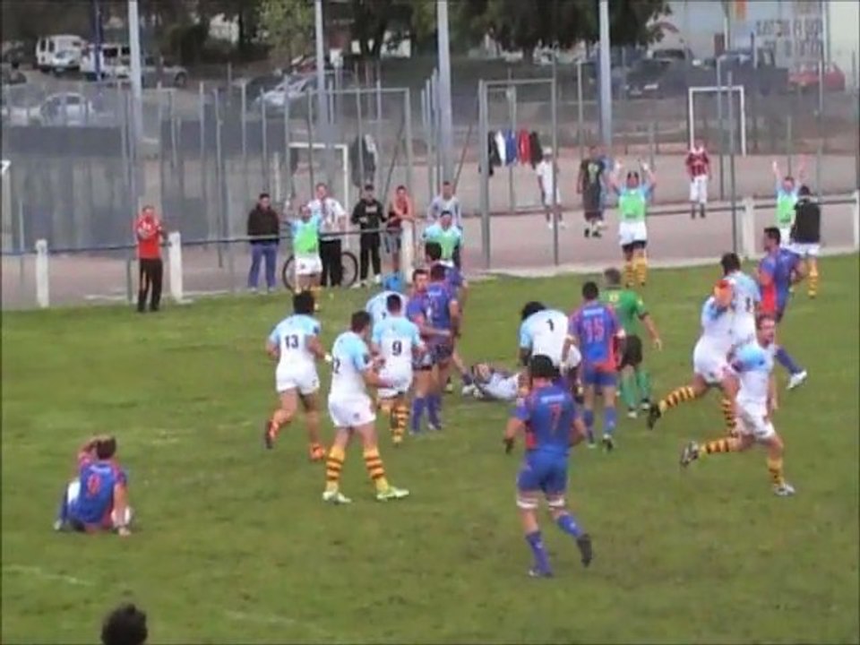 Résumé FC Grenoble - USA Perpignan 1/2 Finale Reichel 2012-2013