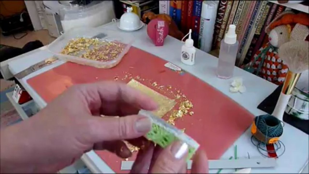 realiser une feuille dorée