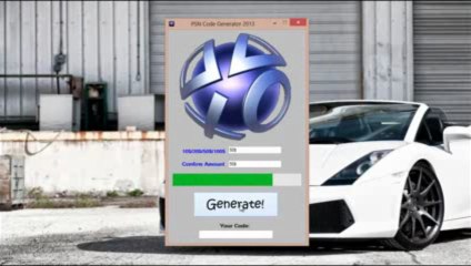 PSN Code Generator % Générateur % FREE Download May - June 2013 Update
