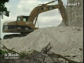 A Bélize, on rase une pyramide pour en faire du gravier