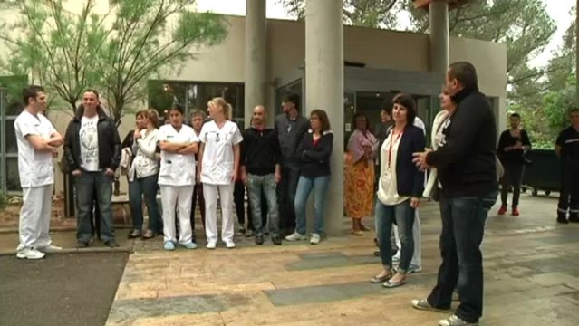 Grève au CHU de Nîmes - rassemblement à Serre-Cavalier