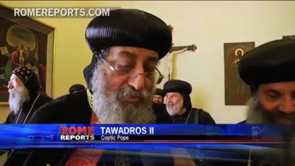 Pope Francis welcomes Coptic pope to mark an important anniversary
