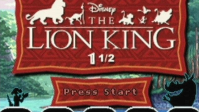 CGR Undertow - THE LION KING 1 1/2 review for Game Boy Advance