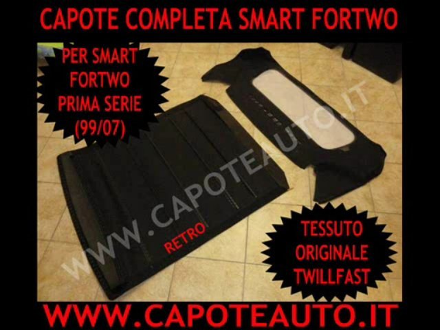 capote cappotta smart fortwo cabrio 450 tessuto originale NO usata, nuova!  ottimo rapporto qualità prezzo - Video Dailymotion