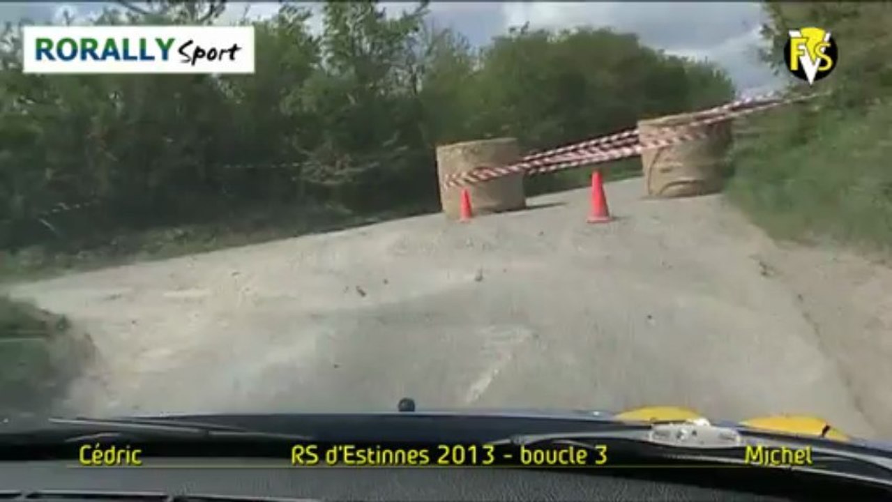 RS d'Estinnes 2013 on-board Cédric et Michel Lacroix Peugeot 206 Rorally Sport