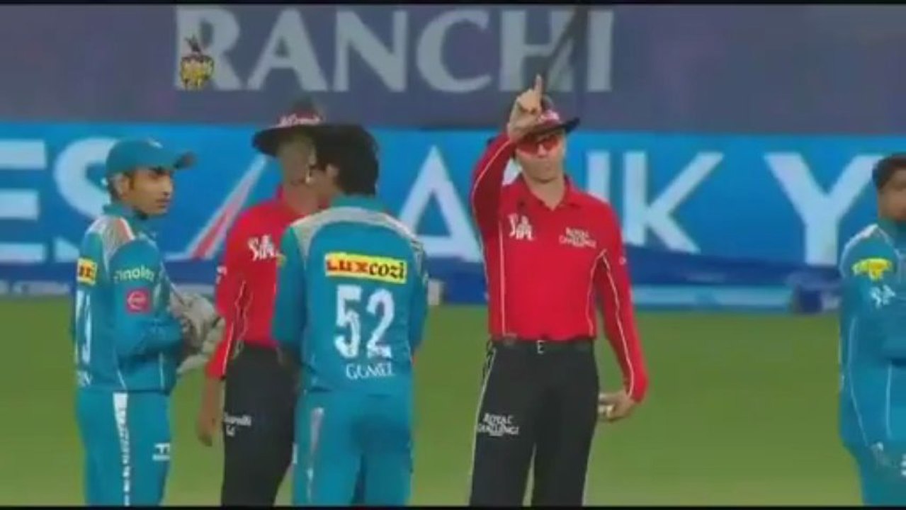 Yusuf Pathan Obstructing the field