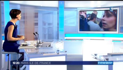Moment de panique au Trocadéro sur France3 Paris Ile De France