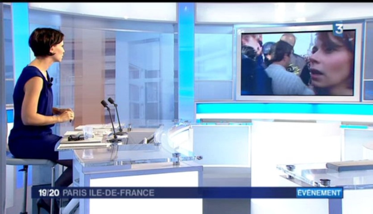 Moment de panique au Trocadéro sur France3 Paris Ile De France