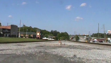 Norfolk Southern stack train northwest through Austell Ga.