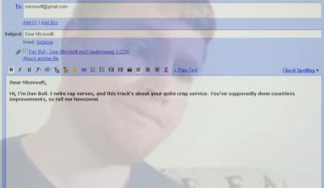 Dan Bull - Dear Microsoft (lyrics)