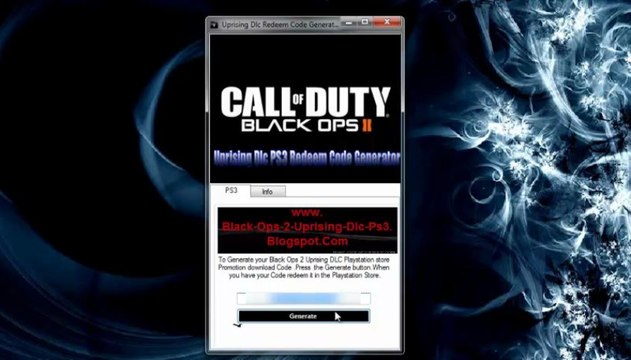 Black ops 2 Uprising Free DLC Codes Download , PS3 & PC
