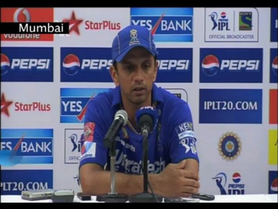 Our team did brilliant job says Rajasthan Royals captain Rahul Dravid after loss to Mumbai Indians
