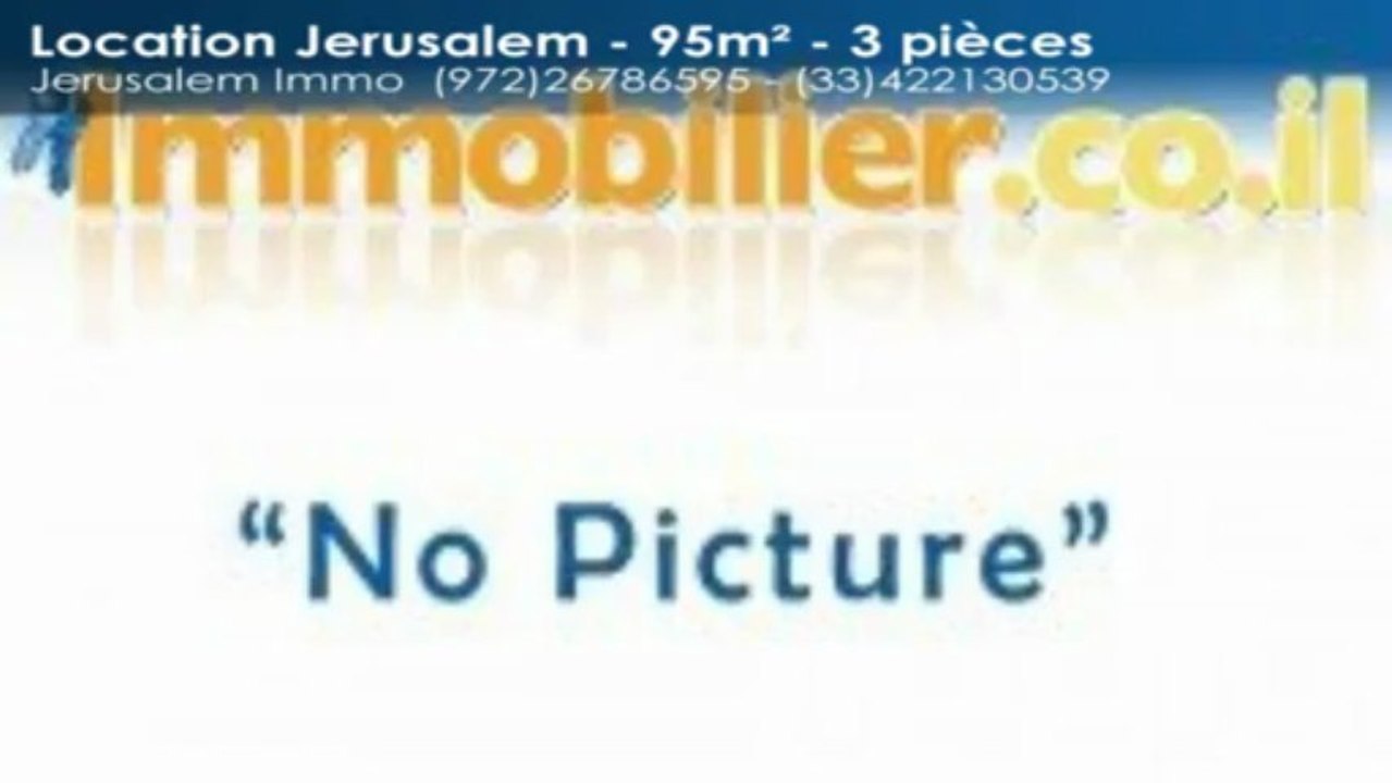 A louer beau rez de jardin 3 pièces meuble à Baka, Jérusalem Immobilier