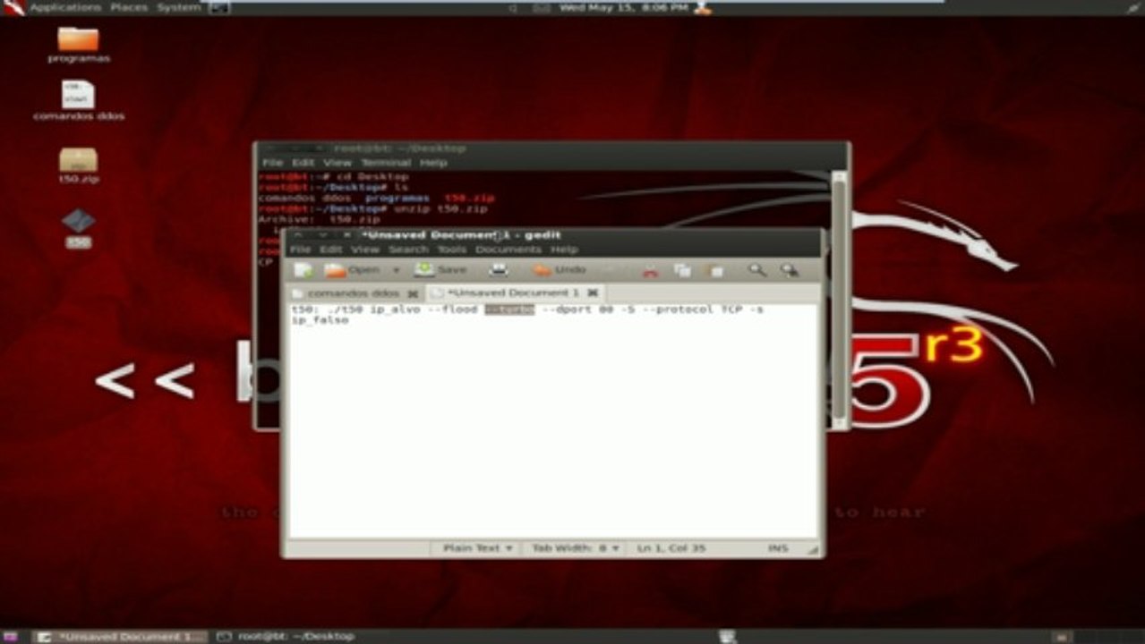 usando t50 no back track - Chuck_Kill