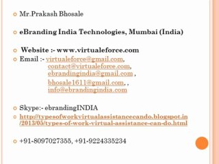 TYPES OF WORK VIRTUAL ASSISTANCE CAN DO & SKILL SETS OF VIRTUAL ASSISTANCE