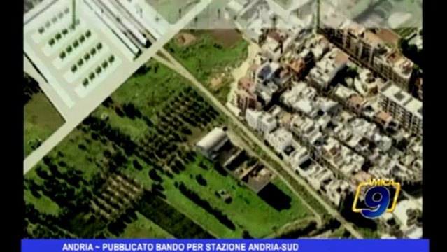 Andria | Pubblicato bando per stazione Andria-Sud