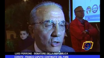 Corato | Franco Caputo continuità: del fare