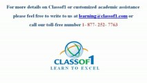 Accounting Homework Help : Statement of Cash Flows by Classof1.com