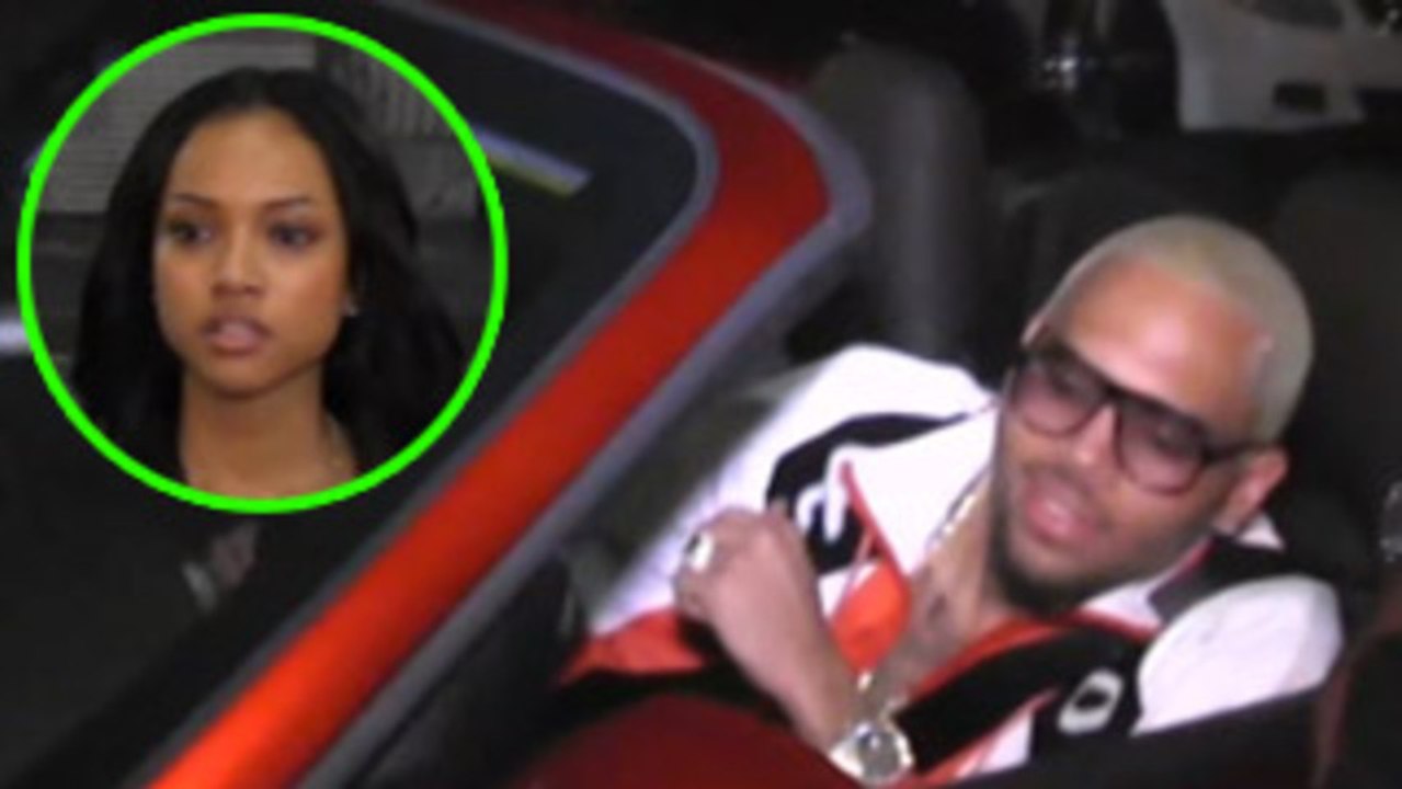 Chris Brown Parties with Kaurreche Tran