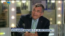Hollande minore-t-il la récession ? dans Les décodeurs de l'éco - 15 mai 1/5