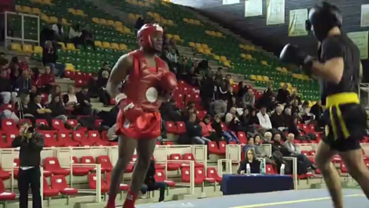 Focus sur Yves Landu - combattant wushu sportif sanda -70kg