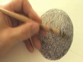 TROIS BOULES DESSINEE EN MODELE A L'ENCRE FERRO-GALLIQUE ET A LA PLUME