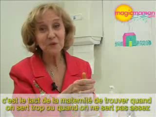 Vidéo : l'alimentation de Bébé pendant les premières semaines