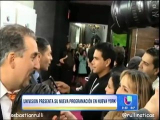 Sebastián Rulli en la presentación de la programación de Univision Upfront  #NotaDA