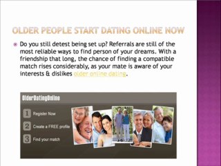 Older People Start Dating Online Now